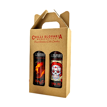 Chilli szószok DUO Ajándékdoboz 2x 100 ml Chilli szószok DUO Ajándékdoboz 2x 100 ml