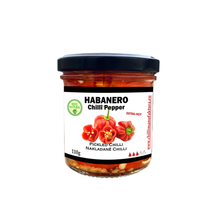 Befőtt Habanero, szeletelve 110g